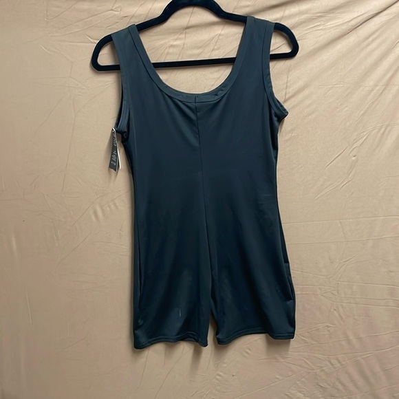 Ameliashp Other - Amilia Sleeveless Tank Tops Short Sports Jumpsuit Bodysuit 1 Piece Short Catsuit